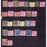 CANADA STAMPS : Ex Dealers stock in folder mainly pre-1950 stated price to sell is £600