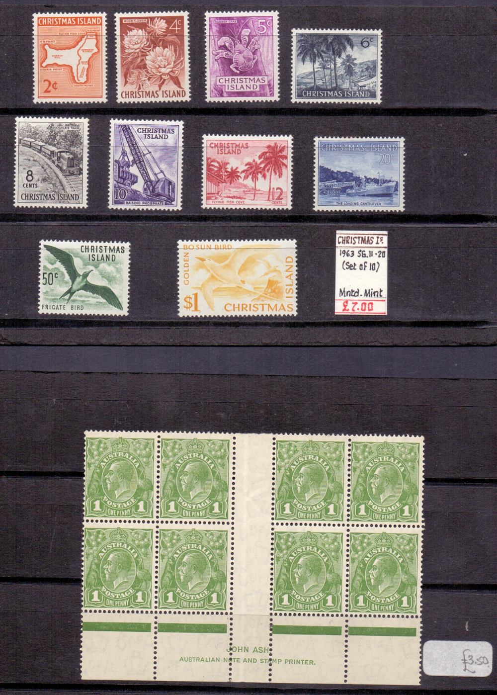 STAMPS : Early Classic stamps on stock cards, including a Penny Black, early Newfoundland, - Image 2 of 2