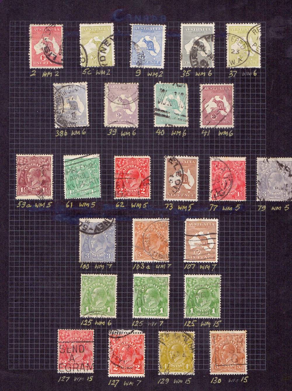 STAMPS : Album of Australia, New Zealand, Ross Dependency etc.