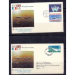 AIRMAIL POSTAL HISTORY : CONCORDE, collection of covers, postcards, airletters etc.