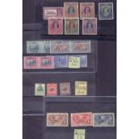 STAMPS : Commonwealth stamps on cards,
