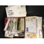 STAMPS : Small box of mainly GB first day covers and postcards,