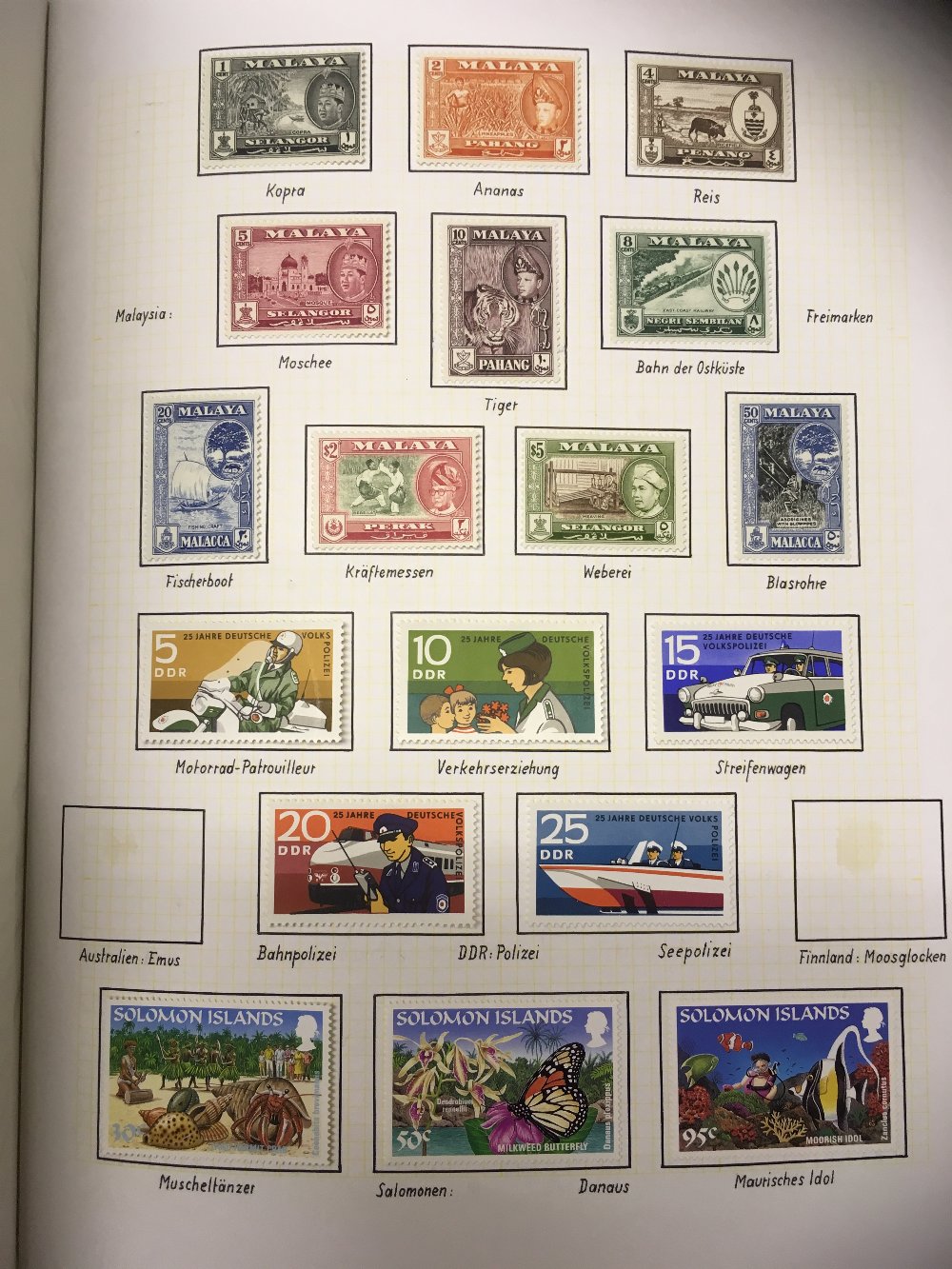 STAMPS : WORLD, four more albums from "Philatelic Mosaic Chaos" collection. Please see Lot 22 . - Image 3 of 4