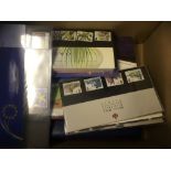 GREAT BRITAIN STAMPS : Mint collection plus presentation packs, plus two World albums.