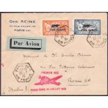 AIRMAIL POSTAL HISTORY : FRANCE,