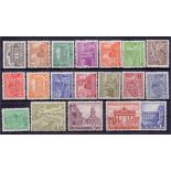 GERMANY STAMPS : 1949 unmounted mint set to 5DM SG 335-53 Cat £1000.