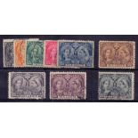 CANADA STAMPS : 1897 Jubilee set used to 15c SG 121-32 Cat £470