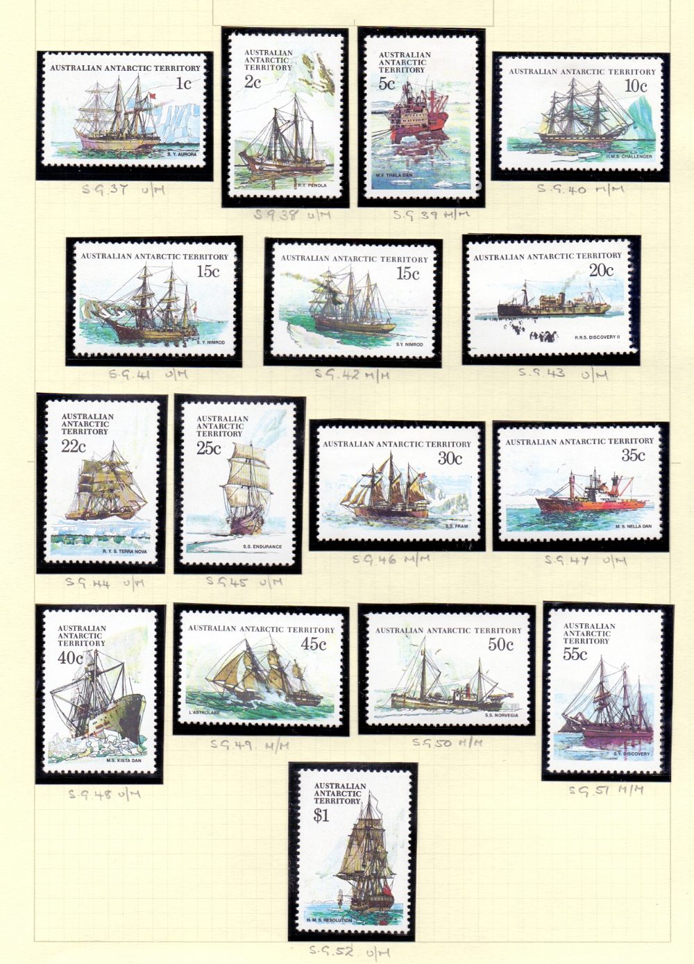 STAMPS : ANTARTIC TERRITORIES, mint & used collection in album with Ross Dependencies, - Image 2 of 2