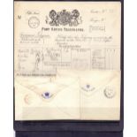 Royalty : Royal Telegram fro Lord Carrington to Sir E Monson at the English Embassy in Paris