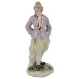 A MEISSEN MINIATURE FIGURE OF A FRIESIAN SAILOR, CIRCA 1755 probably modelled by J.J. Kändler or J.