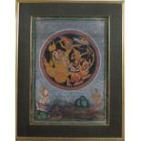 THREE HINDU AND BUDDHIST PAINTINGS, THAILAND, 19TH CENTURY comprising A Scene from the Ramayana (