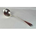 A Victorian Sterling Silver Soup Ladle