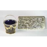 i) A 950 Silver Gilt Large Size Cigarette Case