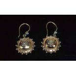 Victorian 9ct Rose Gold Earrings