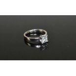 18ct White Gold 1ct ?D? Diamond Ring