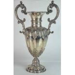 An Edwardian Sterling Silver Two Handled Mantle