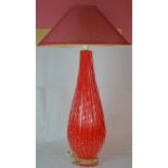 An Impressive Size Murano Glass Table Lamp