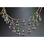 Multi Coloured Tourmaline Necklace