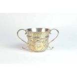 A Queen Anne Style Silver Two Handle Cup