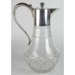 A WMF Silver Plate & Cut Crystal Claret Jug