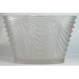 A Lalique Art Deco Frosted Glass Terpischore