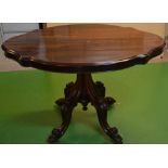 A Victorian Rosewood Centre Table