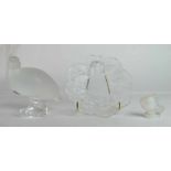 i) A Lalique Art Deco Clear and Frosted Glass