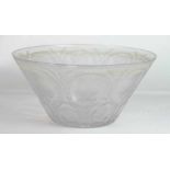 A Lalique France Crystal Thistle Bowl