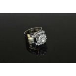 18ct White Gold Vintage Diamond Ring