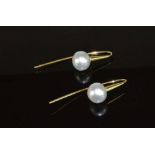 18ct Yellow Gold ?Kailis? South Sea Pearl Earrings