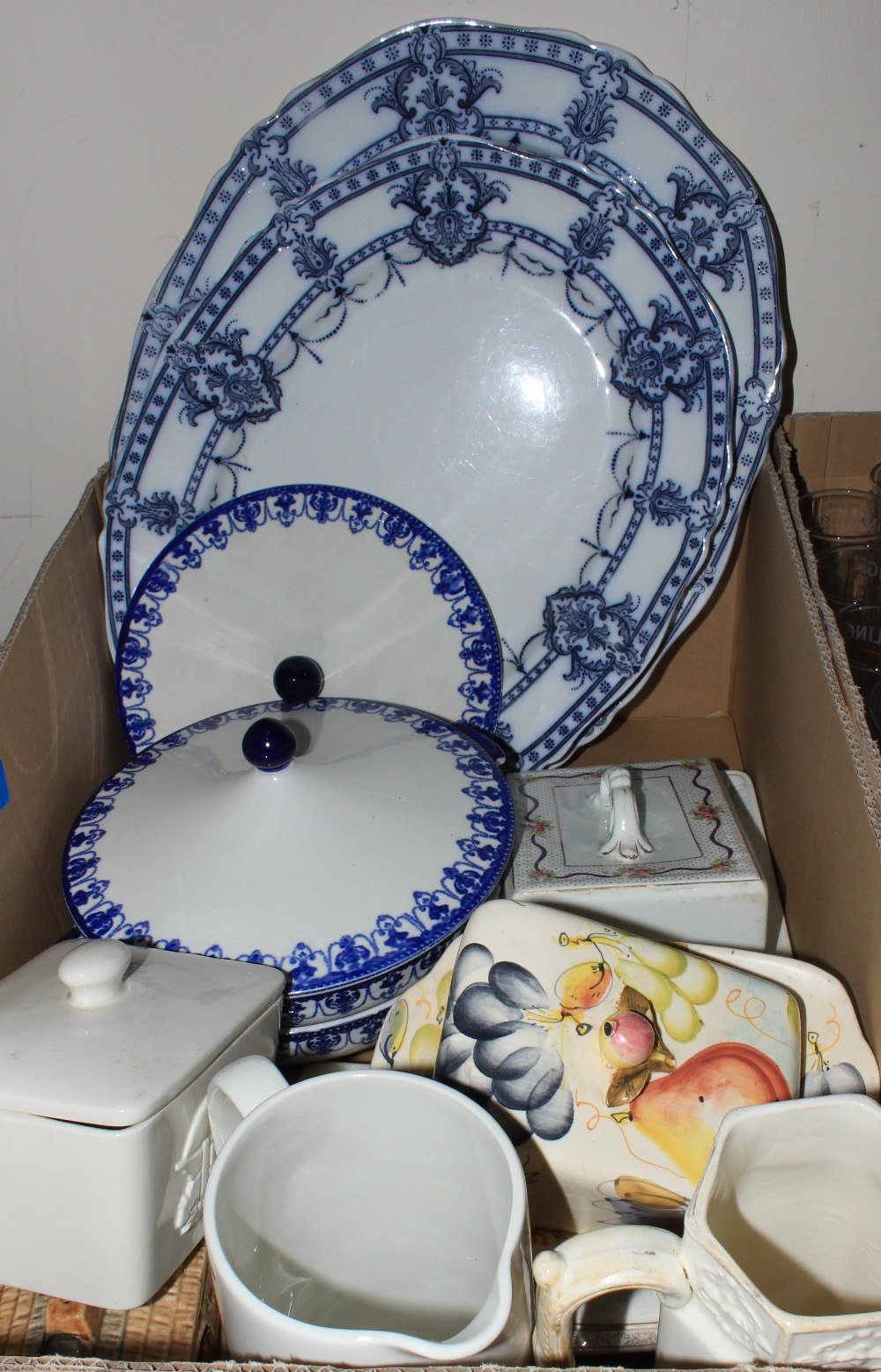 Two boxes of ceramics and a box of glassware - Image 3 of 3