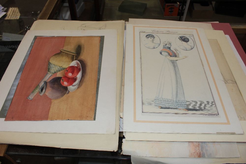 A folder of drawings and prints - Image 6 of 19