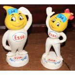 A pair of 'Esso' iron moneyboxes