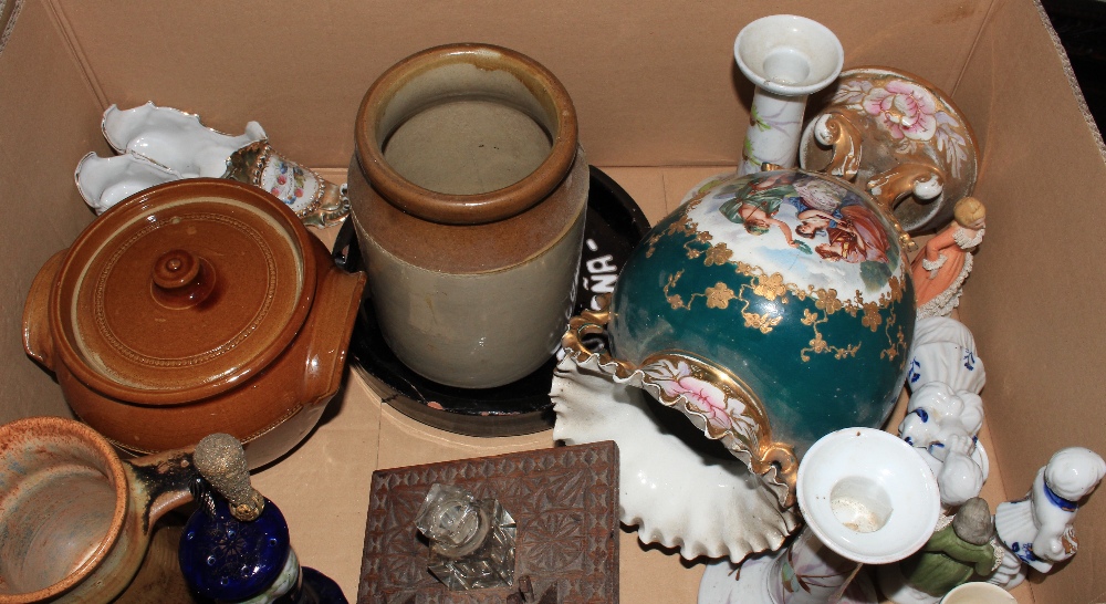 Two boxes of ceramics and a box of glassware - Image 2 of 3