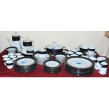 A Nortiake Mirano dinner service, 84 pieces