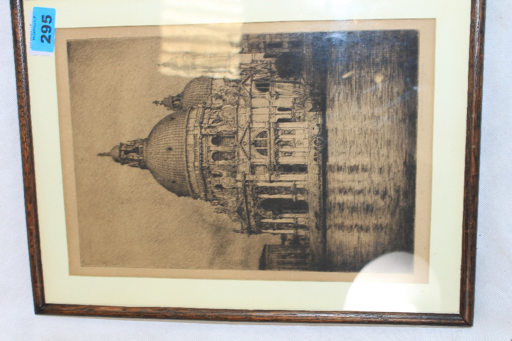 MORTIMER MENPES. A signed etching. Santa Maria del la Salute, Venice - Image 5 of 7