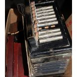 A Gebr-Ludwigs 'Iduel' accordion and sundries