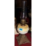 An iron based oil lamp