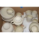 A box of Hornsea crockery