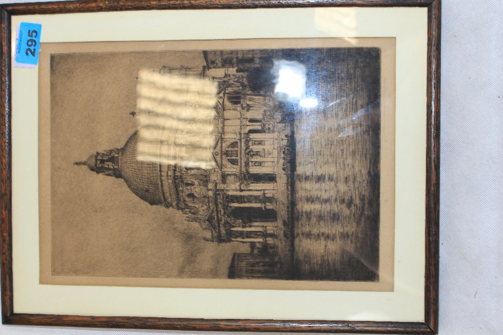 MORTIMER MENPES. A signed etching. Santa Maria del la Salute, Venice - Image 4 of 7