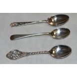 Golf. Two silver teaspoons , Swindon Golf Club and another marked NWGC