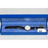 An Epos Heaures Sautante (Jump hour) 3166A stainless steel gentleman's wristwatch with automatic
