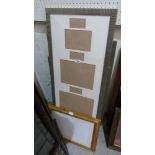 A quantity of picture frames