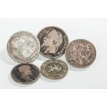 COLLECTION OF CONTINENTAL SILVER COINS