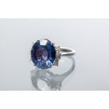 VIOLET CORUNDUM DRESS RING