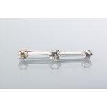 IMPRESSIVE DIAMOND BAR BROOCH