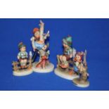 COLLECTION OF HUMMEL FIGURES
twelve figures including children and animals;