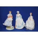 TWO ROYAL DOULTON FIGURES
comprising of 'Megan' HN3306, and 'Summertime' HN3137,