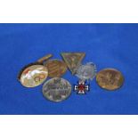 LOT OF GERMAN WWII MEDALS AND BADGES
including a German Equestrian Olympic Donation 1936 enamel