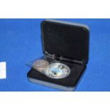 TWO SILVER PROOF COINS
one a Royal Australia Mint Old Parliament House one dollar coin,